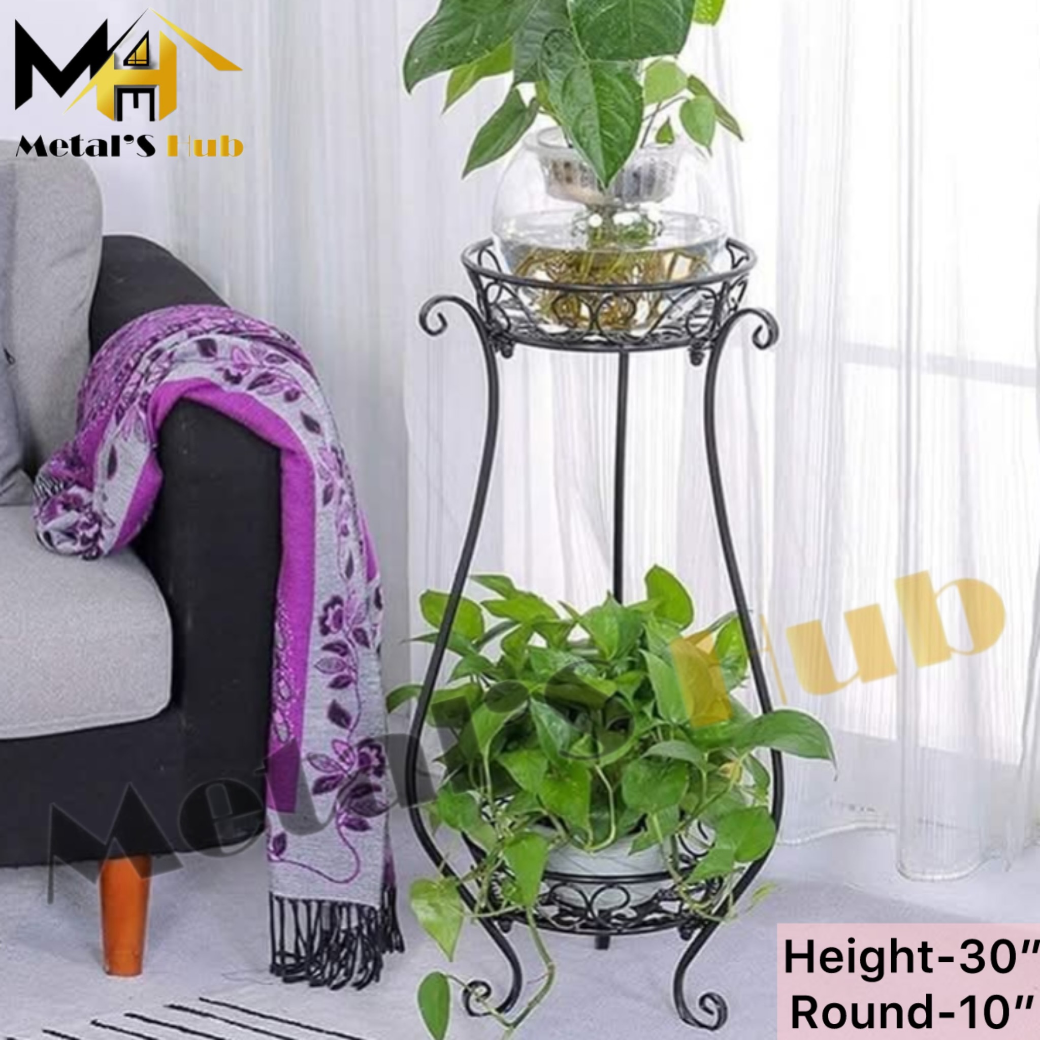 Indoor Plant stand Two Layers MPS-007
